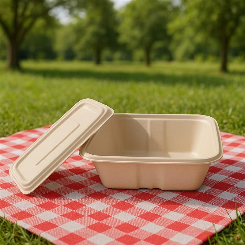 16 Oz Bagasse Anti Leak Container