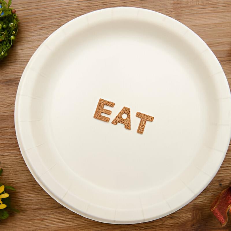 9 Inch Bagasse Round Plate